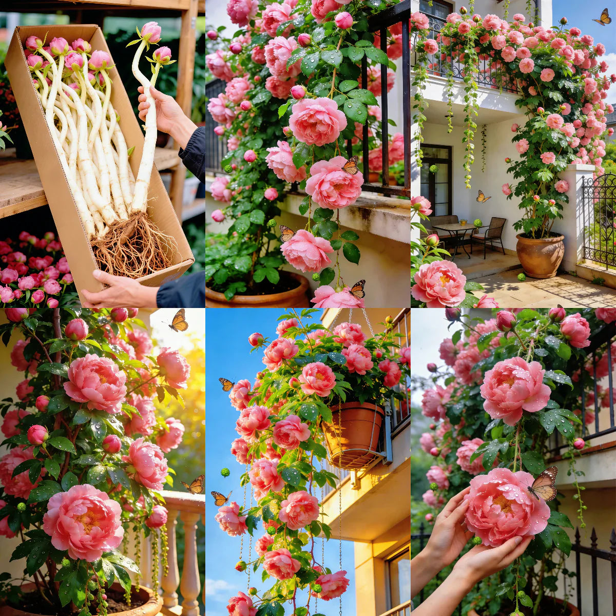 BloomCrest – Seltene Kletterpfingstrosen-Zwiebeln mit üppigen Blüten