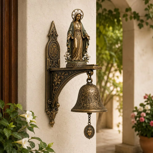 DivineGrace – Antike Bronzeglocke mit marianischem Segen