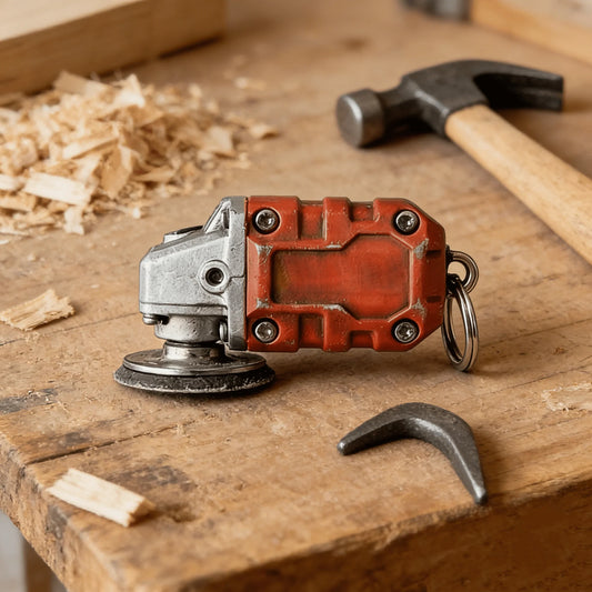 GrindMate – 2-in-1 Mini Schleifer-Schlüsselanhänger