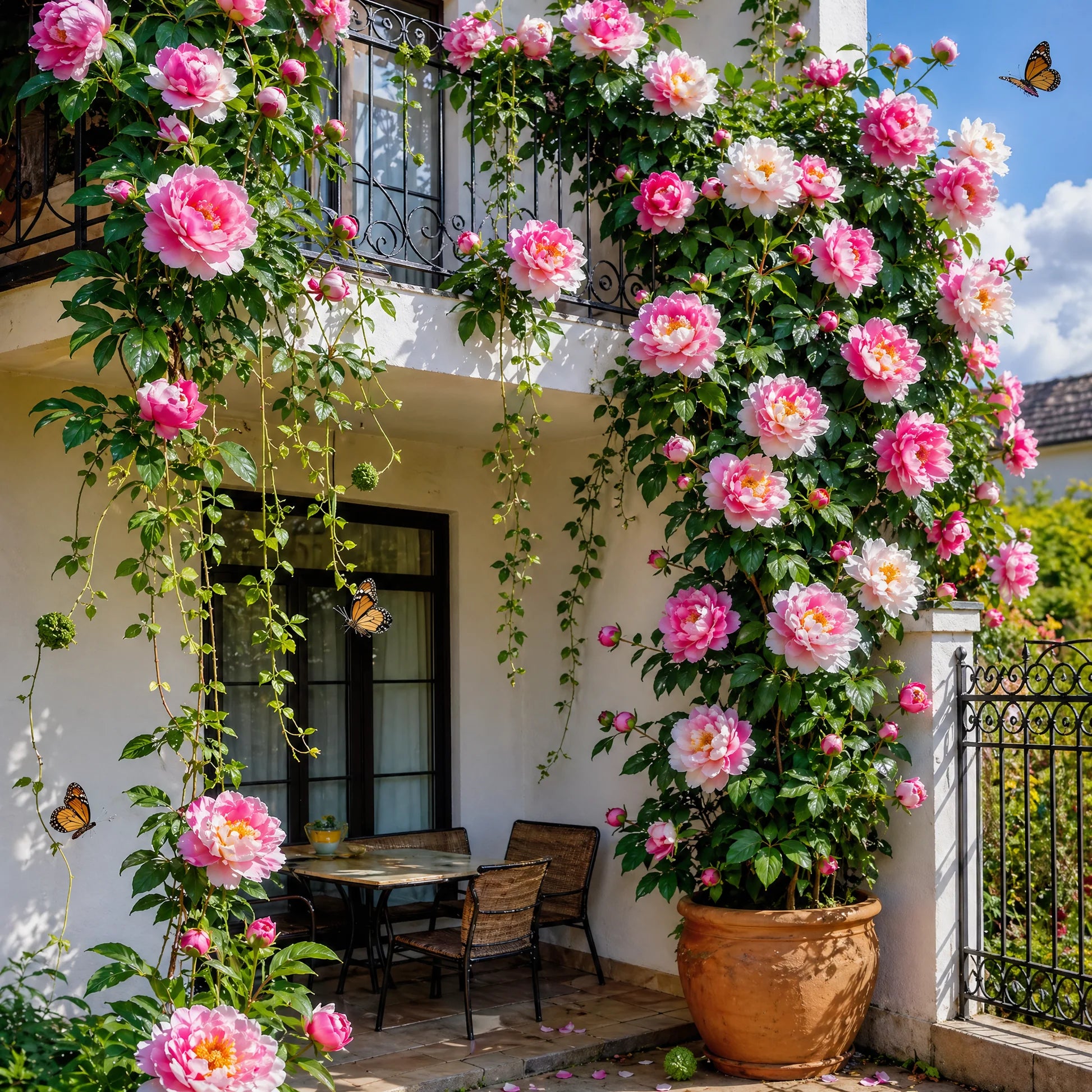 BloomCrest – Seltene Kletterpfingstrosen-Zwiebeln mit üppigen Blüten