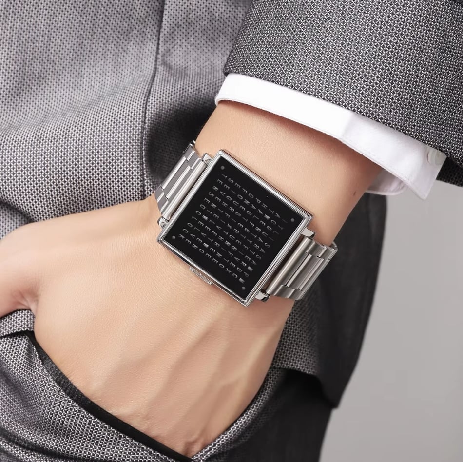 LexoTime - Unisex-Textuhr