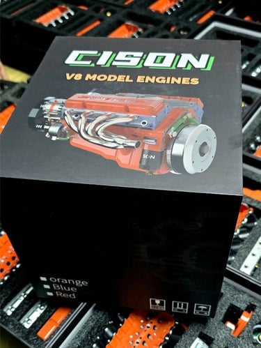V8Forge – OHV-Benzin-V8-Motor-Modellbausatz