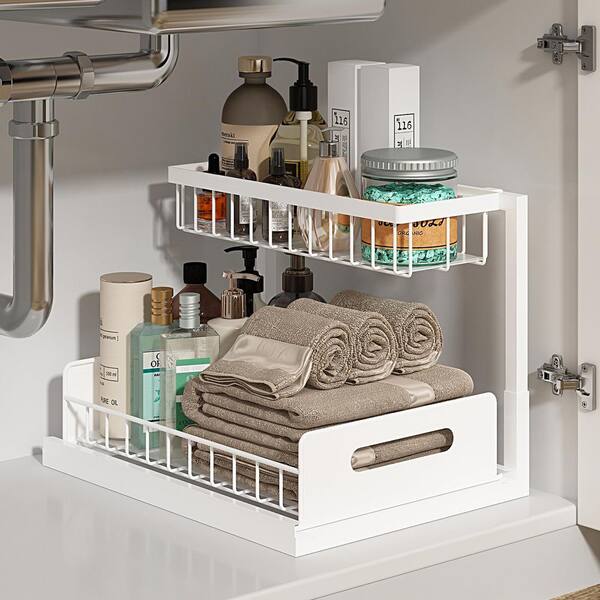 SinkStack – 2-stufiger Auszugs-Unterspülbecken-Organizer