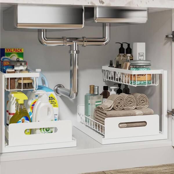 SinkStack – 2-stufiger Auszugs-Unterspülbecken-Organizer