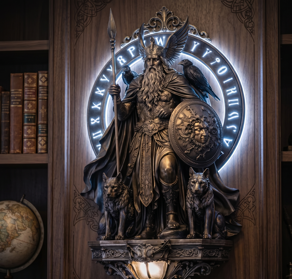Nordic Legend Light – Odin Guardian Lampe