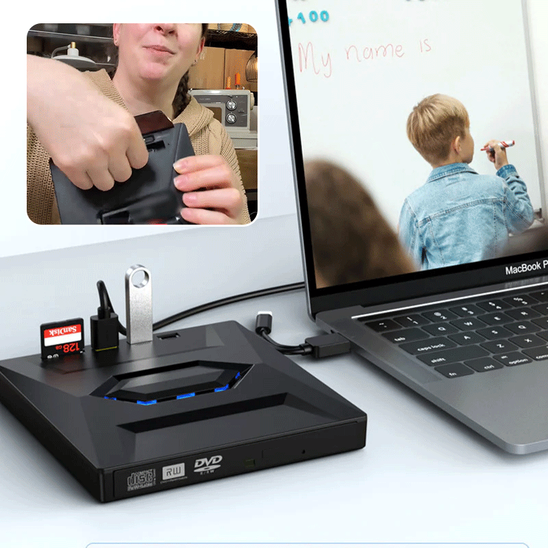 UltraRead | 7-in-1 USB-Blu-ray- & DVD-Laufwerk