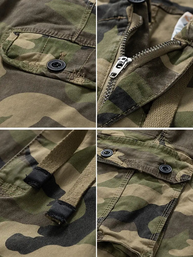 CamoForce – Herren-Cargohose mit mehreren Taschen für Outdoor-Aktivitäten