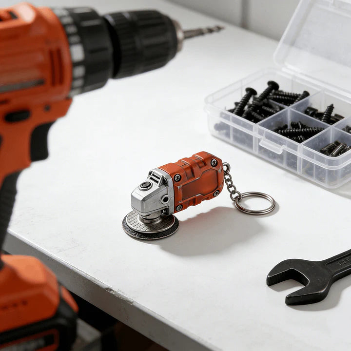 GrindMate – 2-in-1 Mini Schleifer-Schlüsselanhänger