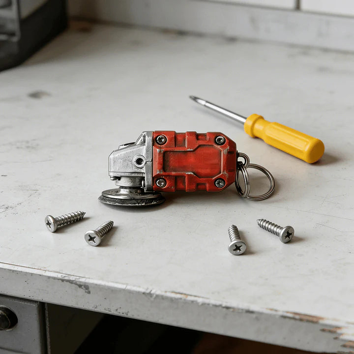 GrindMate – 2-in-1 Mini Schleifer-Schlüsselanhänger