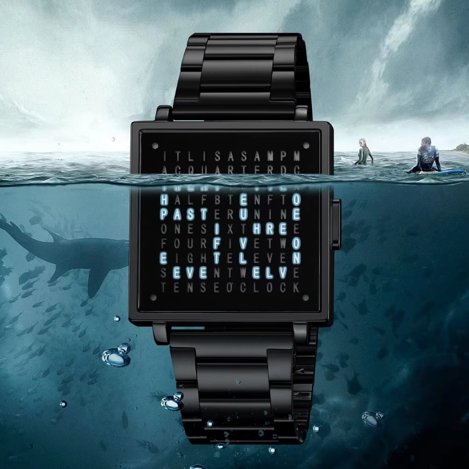 LexoTime - Unisex-Textuhr
