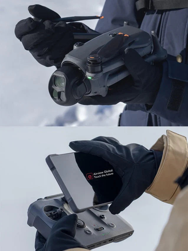 Die neue Generation AirView Pro 4: Drohne mit drei Kameras für Anfänger und Profis.