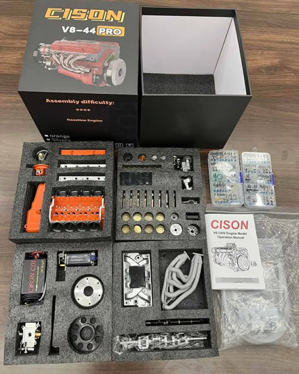 V8Forge – OHV-Benzin-V8-Motor-Modellbausatz