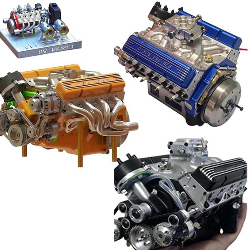 V8Forge – OHV-Benzin-V8-Motor-Modellbausatz