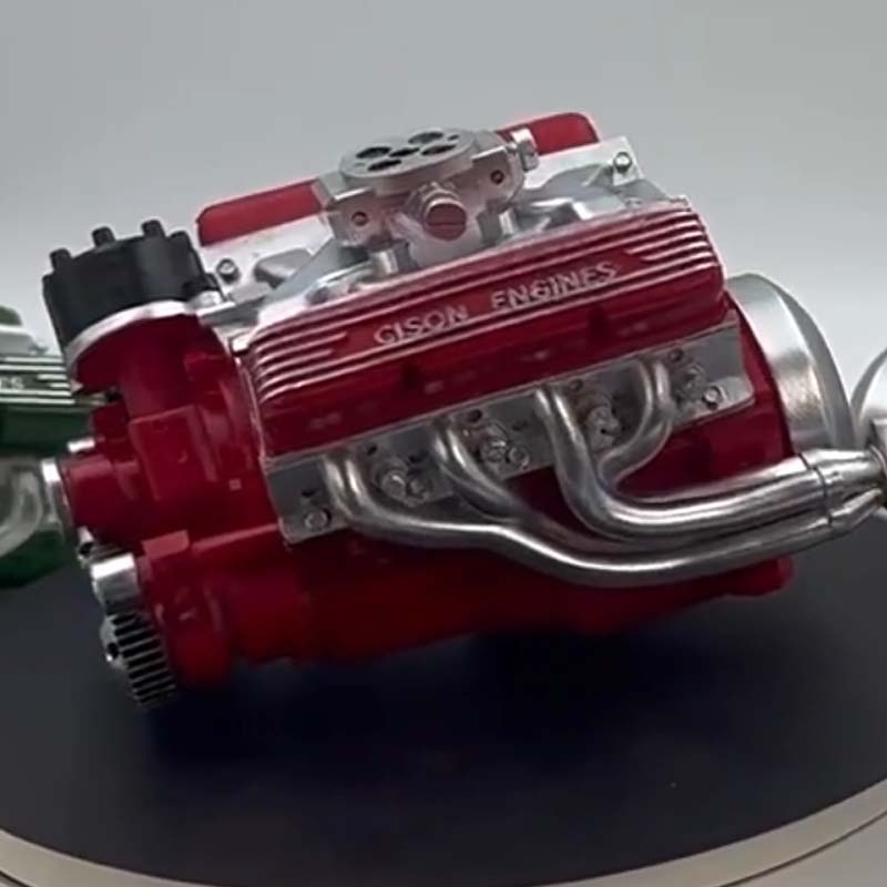 V8Forge – OHV-Benzin-V8-Motor-Modellbausatz
