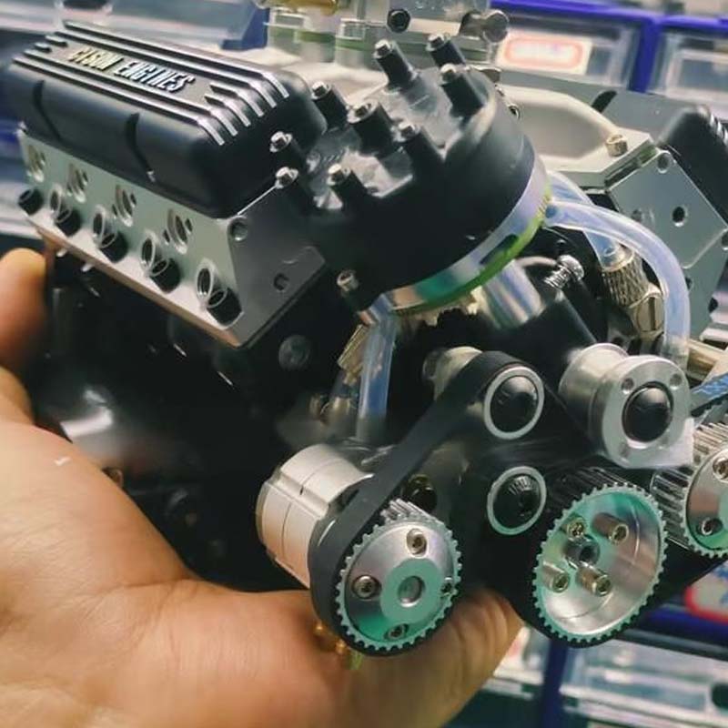 V8Forge – OHV-Benzin-V8-Motor-Modellbausatz
